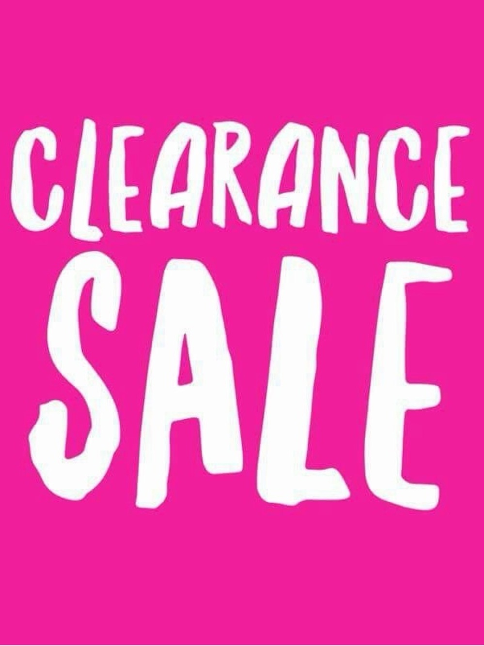 9.27.2026 clearance sale